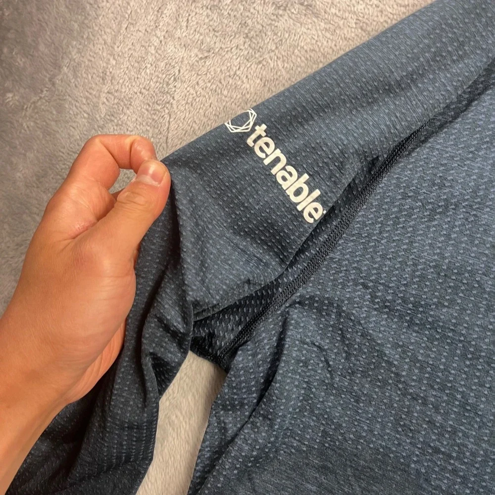 Lululemon Mens Metal Vent Tech Half-Zip Pullover Blue Heathered Size XL